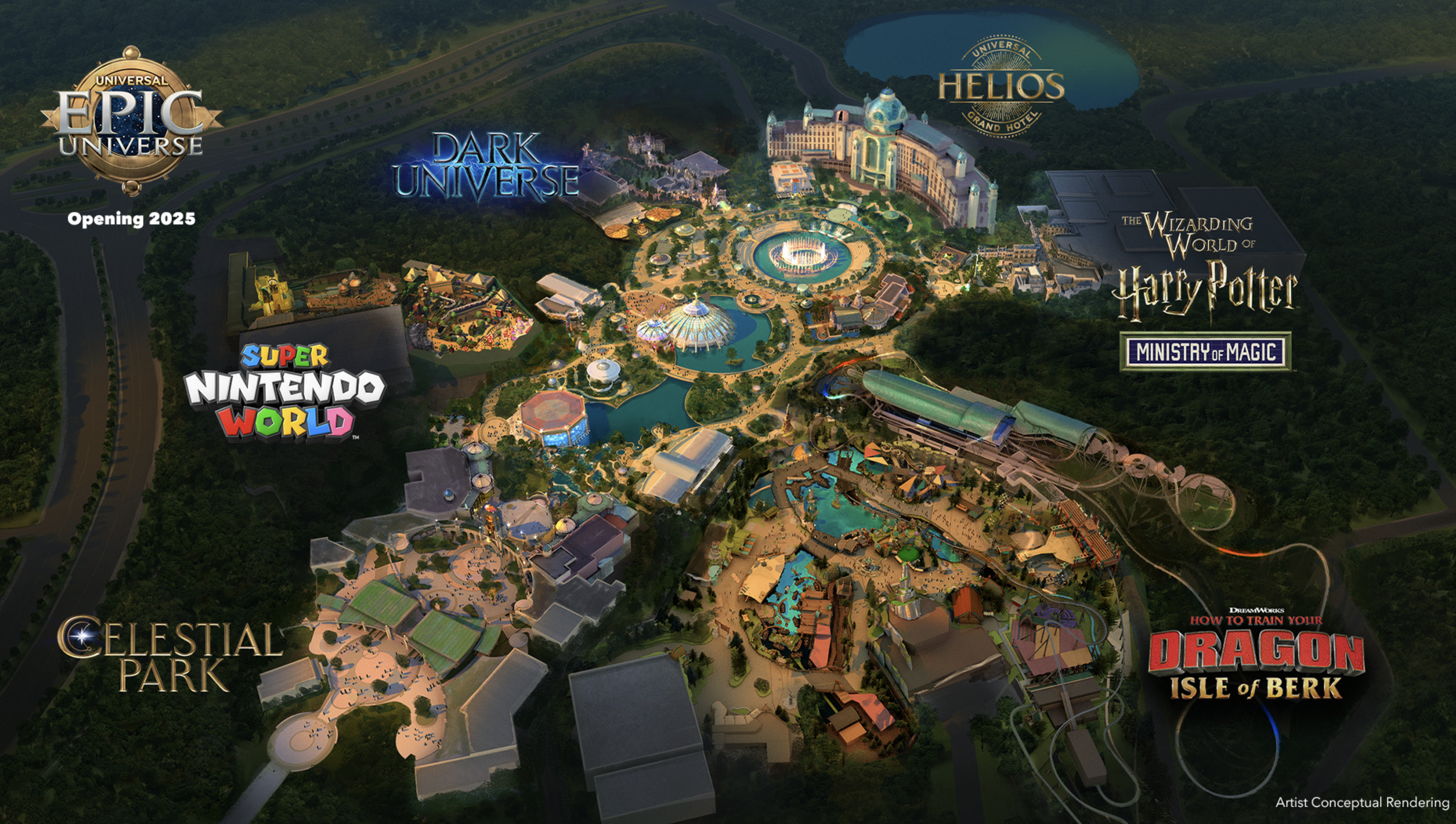 Universal Epic Universe Map